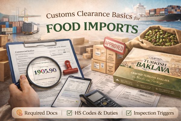 Customs Clearance Basics for Food Imports Customs Clearance Basics for Food Imports — Baklava Academy